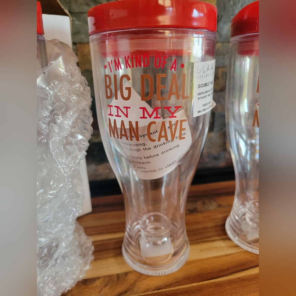 Slant‎ double wall Man Cave Cups, Dad Mug Fathers Day